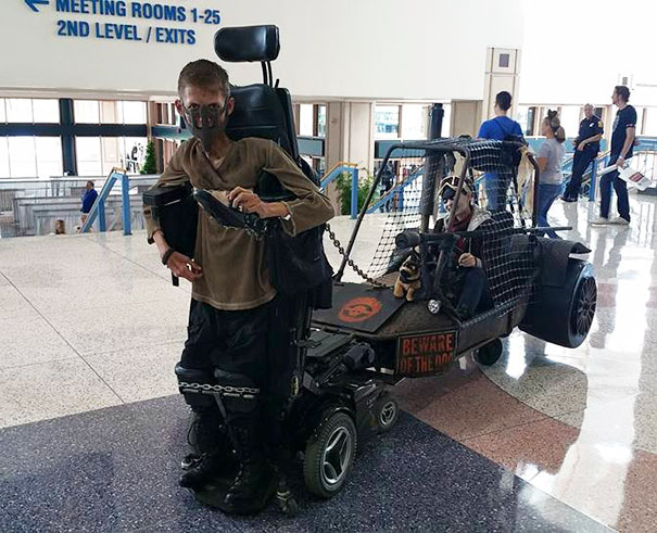 Egy mozgássérült srác elkészítette a lehető legkirályabb Mad Max copslayt