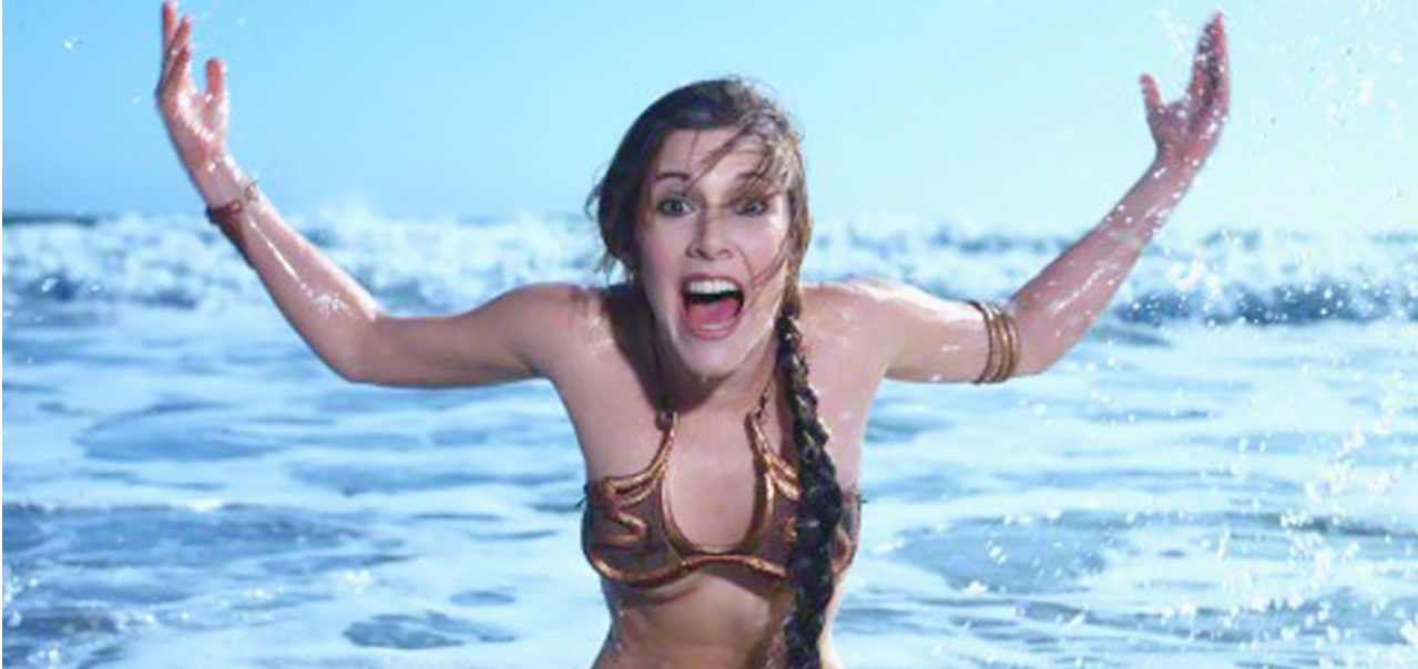 Így reklámozta 1983-ban Carrie Fisher a Star Warst