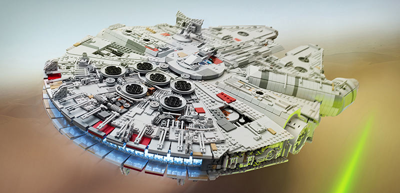 Több mint egy évig készült ez a 7500 darabos LEGO Millenium Falcon