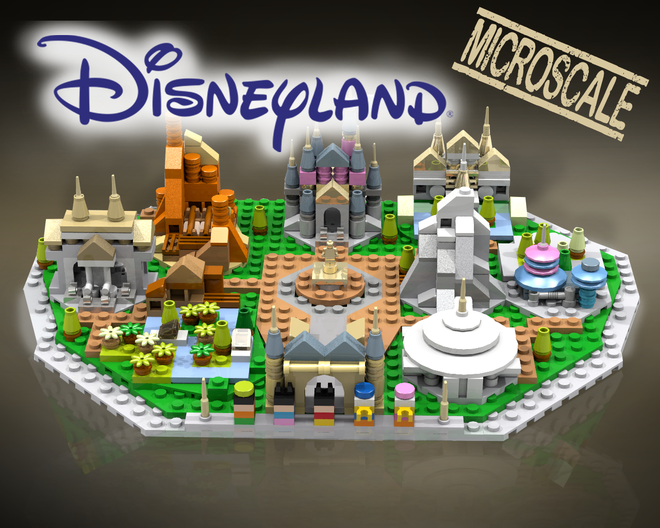 Így néz ki a mikroméretű LEGO Disneyland
