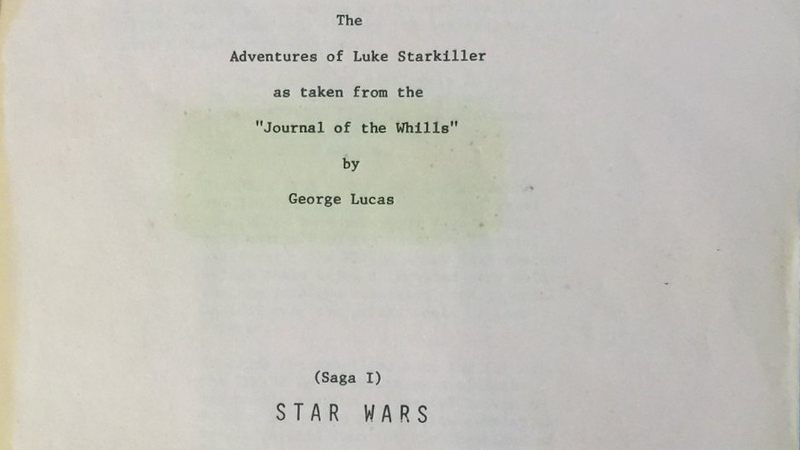 Csubi megosztotta az eredeti Star Wars forgatókönyv részleteit a Twitteren